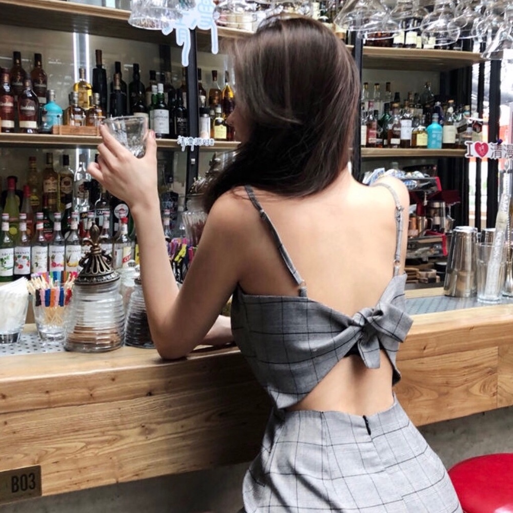 Plaid dress